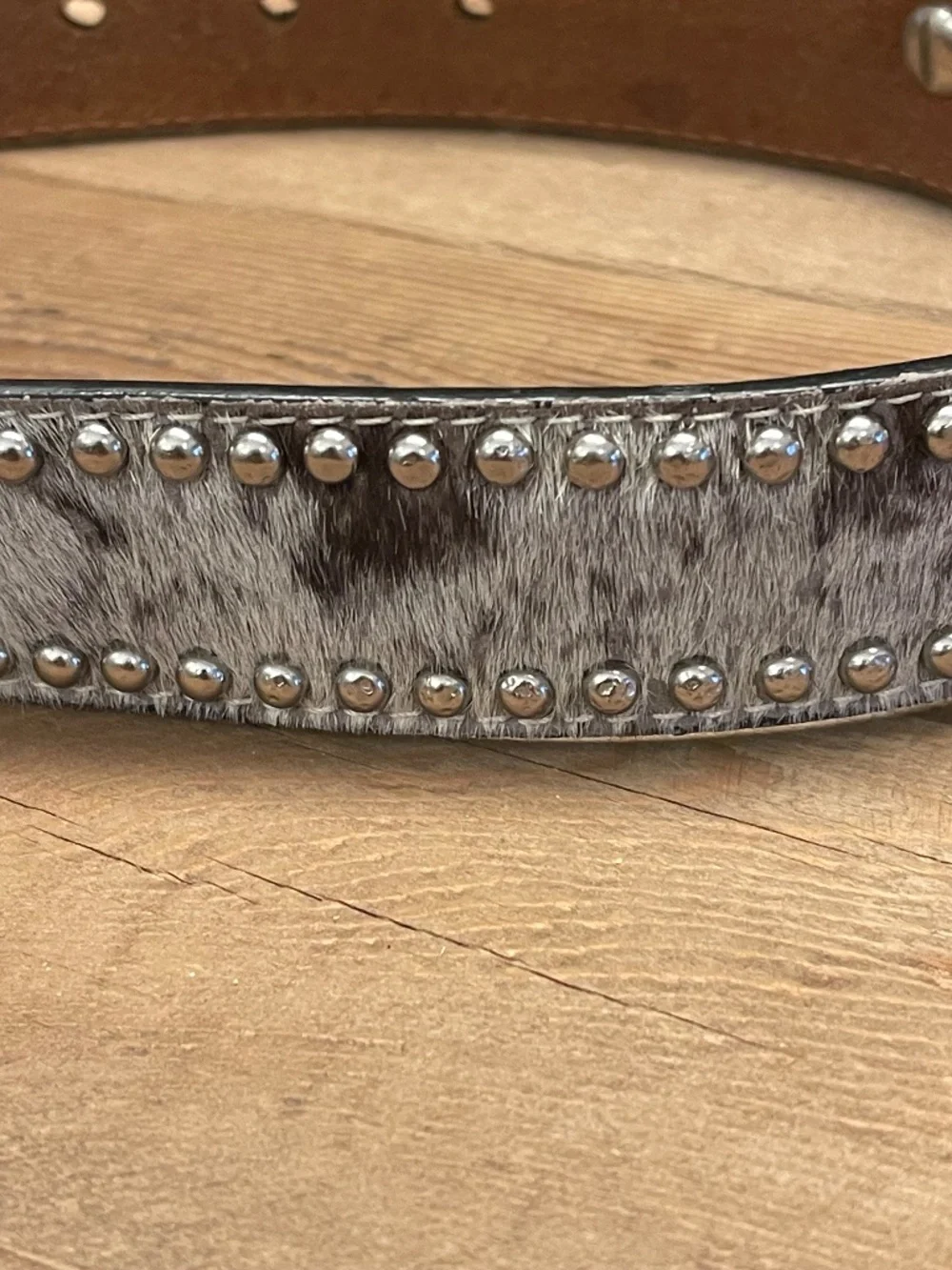 Ranger Belt Company Genuine Hand Tooled Leather Hair Belt Boys Western Size 20